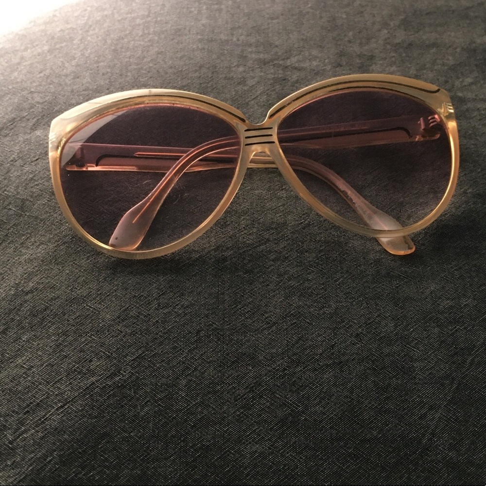 Balenciaga vintage rose colored sunglasses sunnies